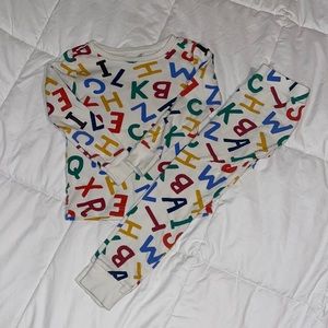 Old Navy 4T | Alphabet pajamas.